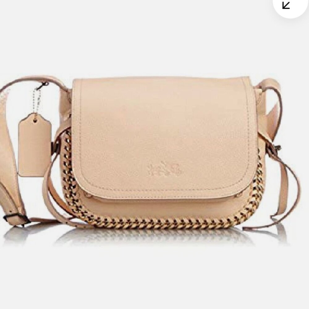 Coach Apricot Dakotah Mini Flap Bag - Picture 11 of 13